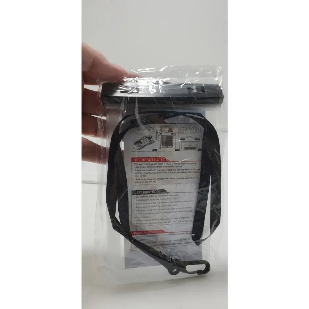 Waterproof Floating Cell Phone Pouch 4 Pack W/Lanyard **NEW**